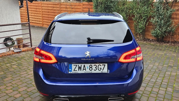 Peugeot 308 cena 63700 przebieg: 99000, rok produkcji 2017 z Jedlina-Zdrój małe 301